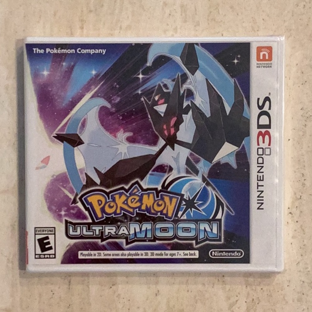 New Pokemon Ultra Moon Nintendo 3DS Game Authentic Factory Sealed